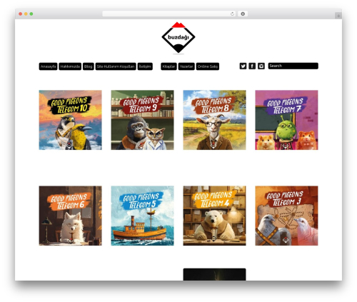 WordPress theme Grid Theme Responsive - buzdagiyayinevi.com