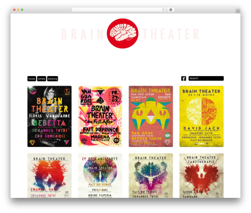 WordPress theme Grid Theme Responsive - brain-theater.com