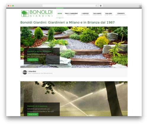 Best WordPress theme SmartStart WP - Responsive HTML5 Theme - bonoldigiardini.it