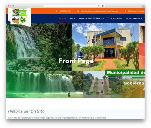 Consted WordPress theme - sanrafaeldelparana.gov.py