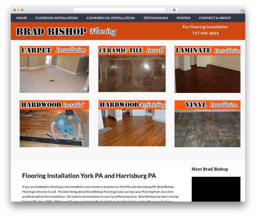 Everett WordPress store theme - bradbishopflooring.com