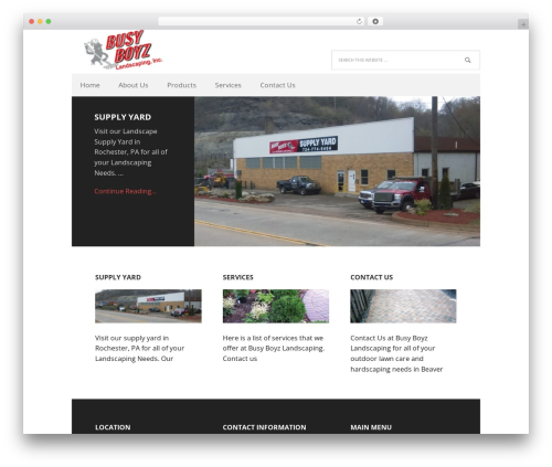 Executive Pro Theme theme WordPress - busyboyzlandscaping.com