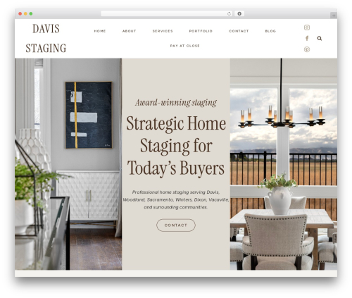 Haven WordPress theme - davisstaging.com