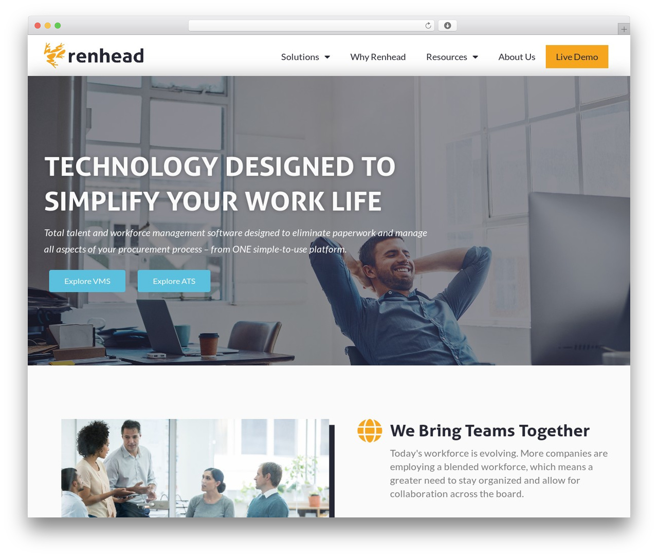 Hello Elementor WordPress theme design - renhead.com