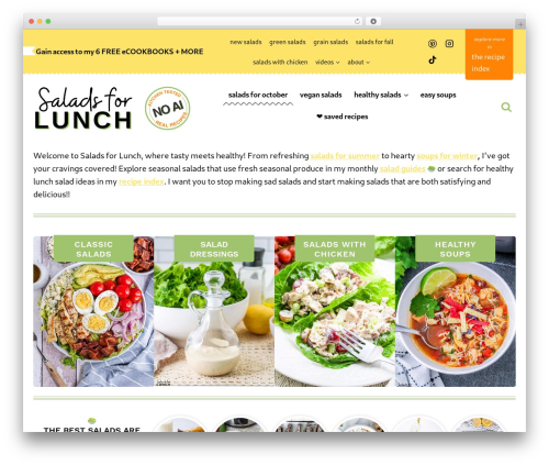Ai WordPress plugin - salads4lunch.com