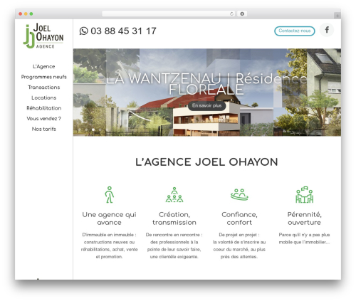 Peak WordPress theme design - agence-joel-ohayon.fr