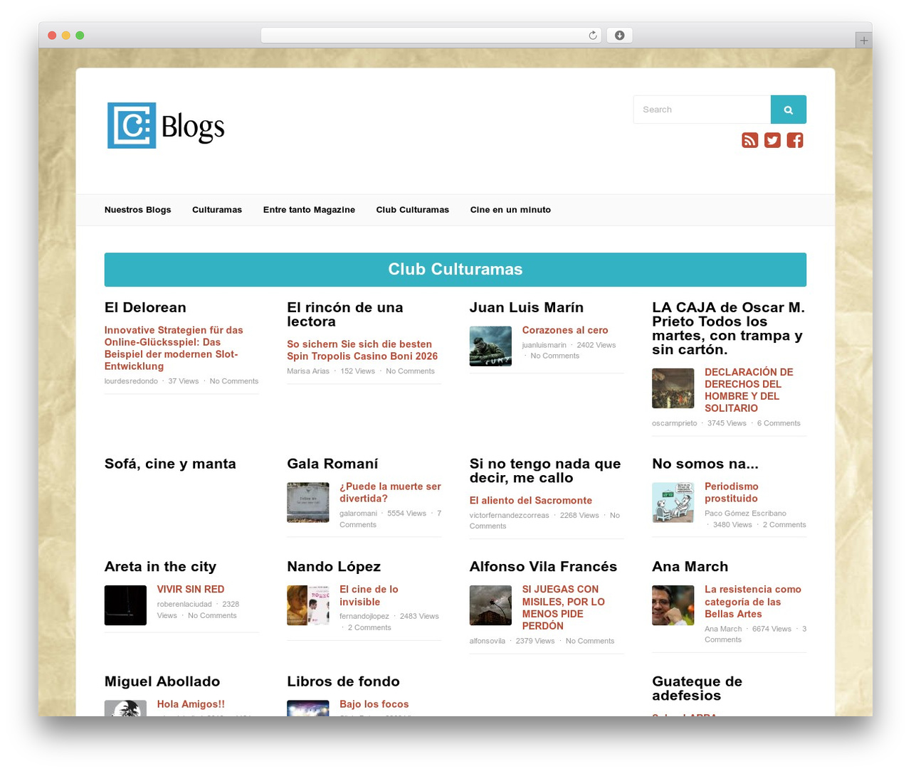 Plexus WP theme - blogs.culturamas.es Plexus WP theme - blogs.culturamas.es