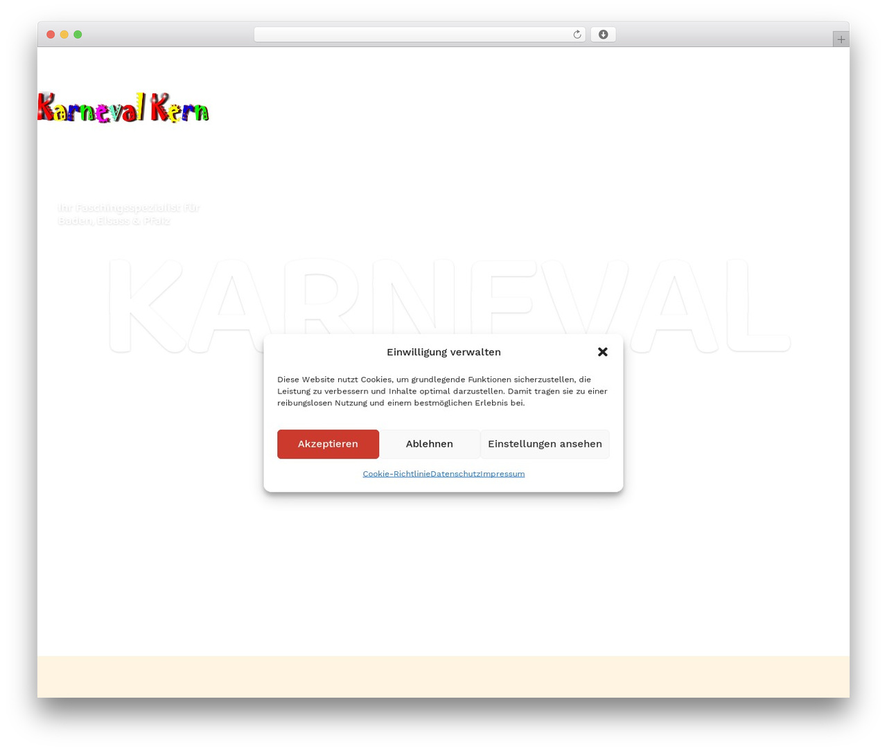 Theme WordPress Bite Child Theme - karneval-kern.de