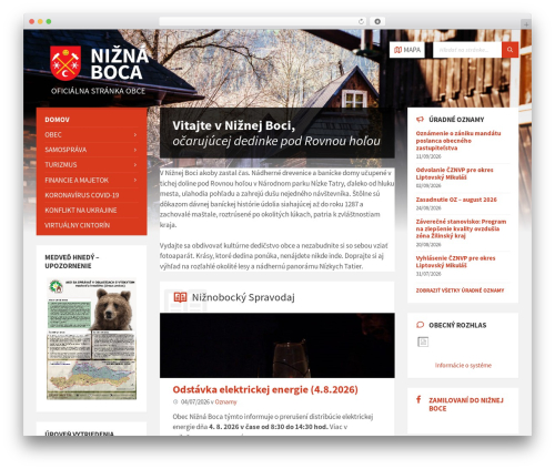 TownPress WordPress theme - boca.sk