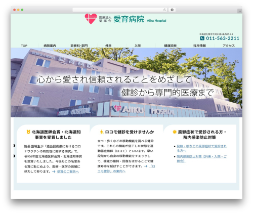 WordPress theme Lightning - aiiku-hp.or.jp