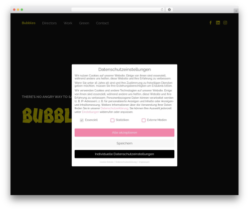WP theme Bubbles - bubblesfilm.com