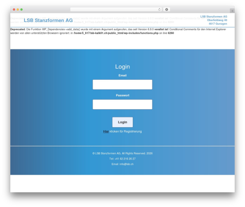 Bootstrap Basic WordPress theme - lsb-kalk01.ch
