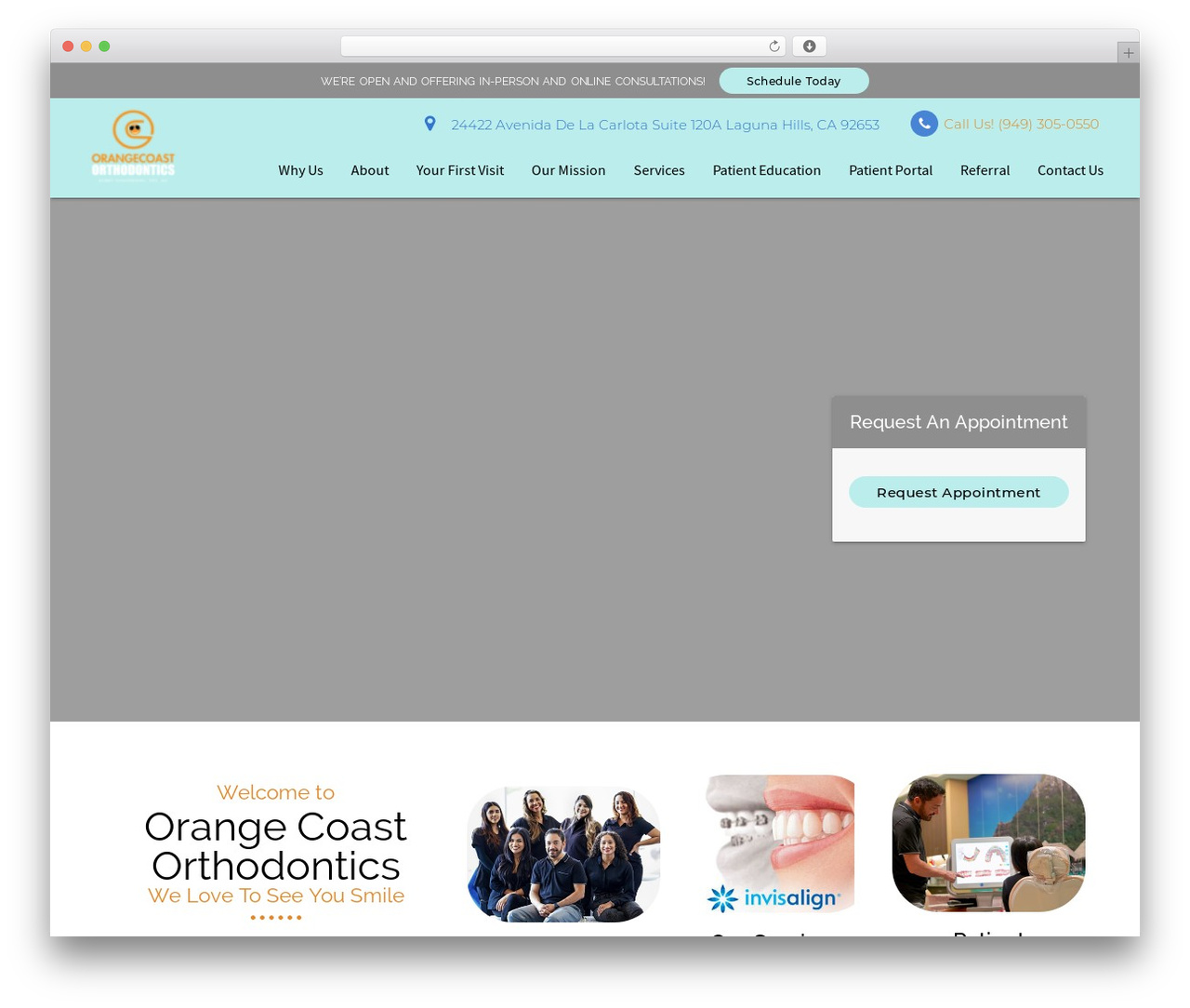 DoctorGenius Framework WordPress theme - orangecoastortho.com