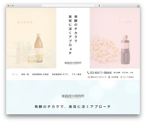 Focus theme WordPress - biyou-labo.jp