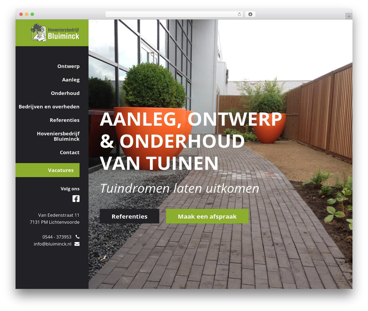 Fuze framework WordPress theme - bluiminck.nl