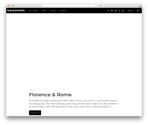 SimpleMag WordPress theme - blaketakes.com