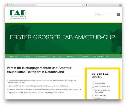 Theme WordPress fab - fabev.de