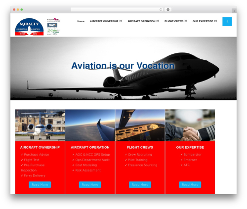 Theme WordPress Shuttle - miraltyconsulting.com