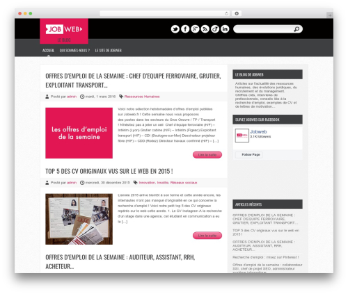 Theme WordPress Western - blog.jobweb.fr