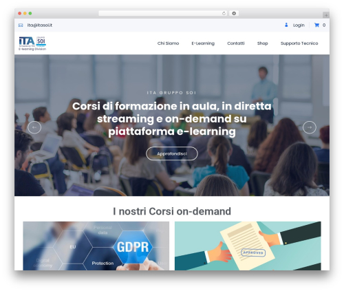 Varsity WordPress theme - corsidiformazioneitasoi.it