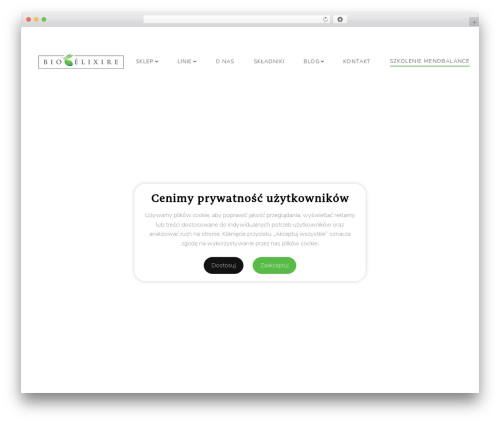 G5 shop WordPress plugin - bioelixire.com