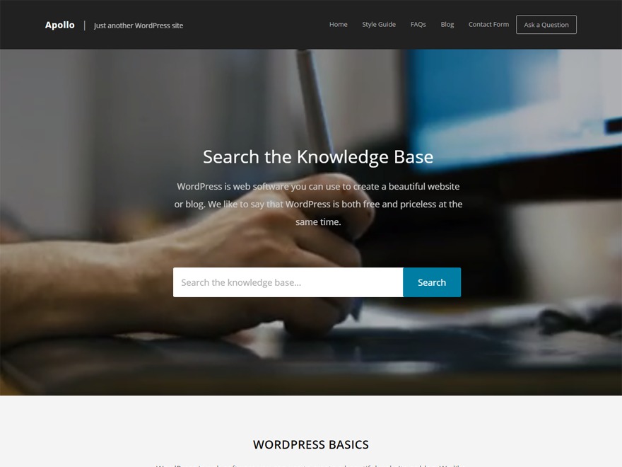 WordPress theme Apollo WordPress theme Apollo