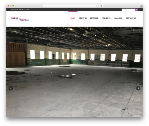 WordPress theme Drive - breakawayconcretecutting.com