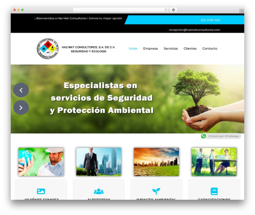 WordPress theme Educat - hazmatconsultores.com