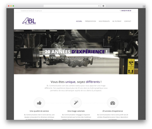 WordPress theme Invicta - blcommunication.com