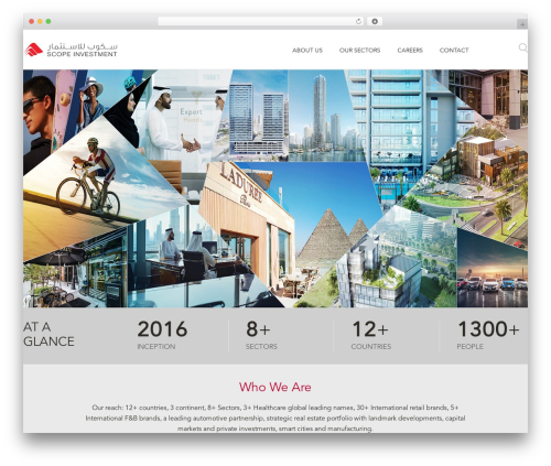 WordPress theme Pixelflames - scopeinvestment.ae