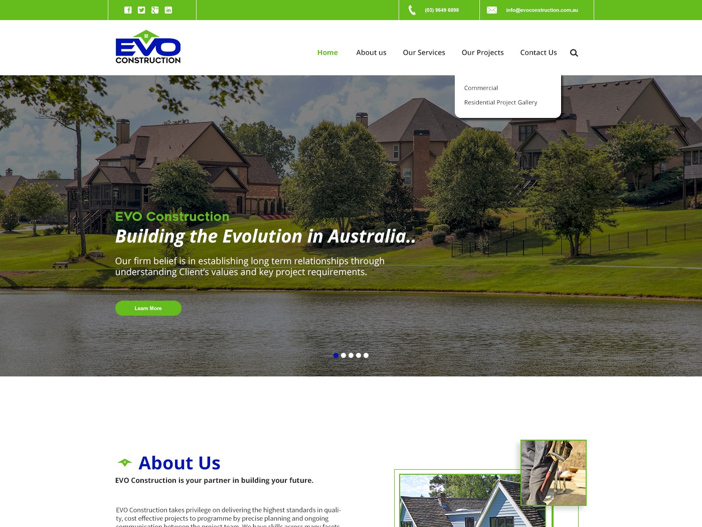 Evoconstruction Theme theme WordPress
