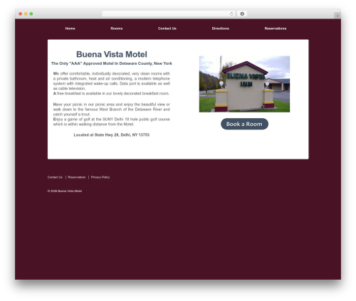 Responsive Pro theme WordPress - buenavistamotel.com