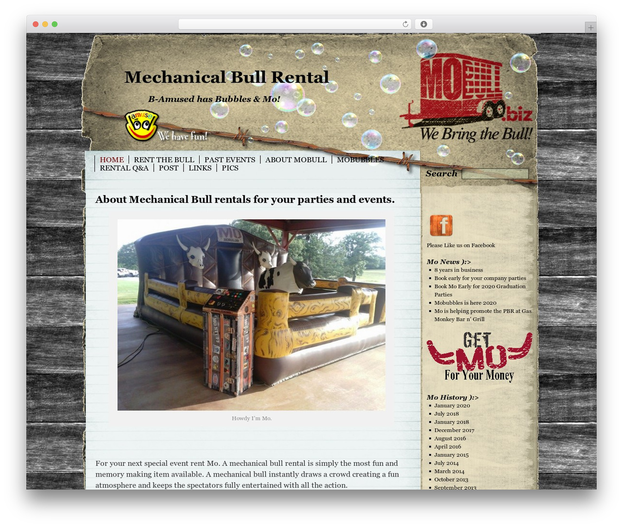 Rustic WordPress wedding theme - b-amused.com