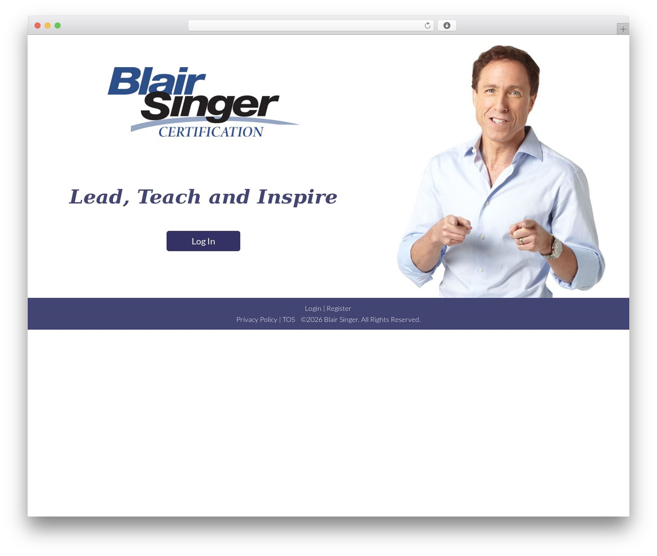 WordPress theme Cherry Framework - blairsingercertification.com