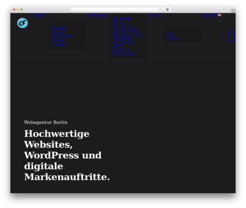 Best WordPress theme Uncode - cagefish.com