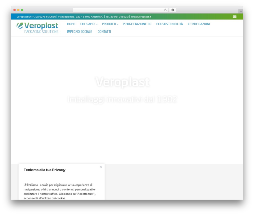 Customify WordPress theme - veroplast.it