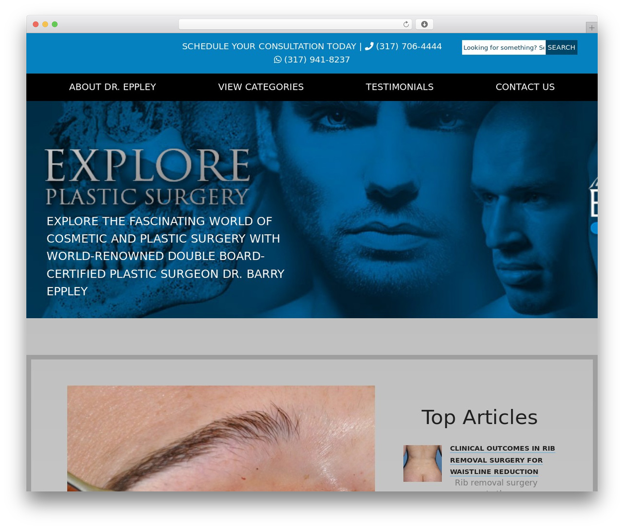 ExplorePlasticSurgery WordPress website theme - exploreplasticsurgery.com ExplorePlasticSurgery WordPress website theme - exploreplasticsurgery.com