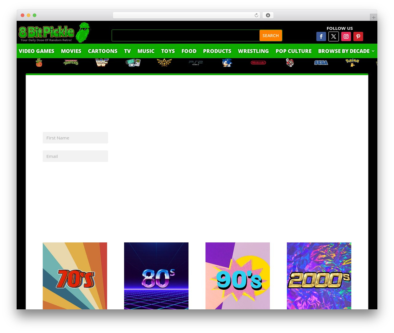Extra WordPress gaming theme - 8bitpickle.com Extra WordPress gaming theme - 8bitpickle.com