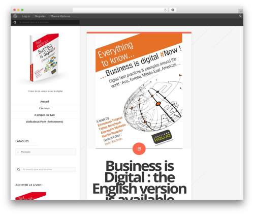 LiquidFolio WordPress theme - businessisdigital.com/fr