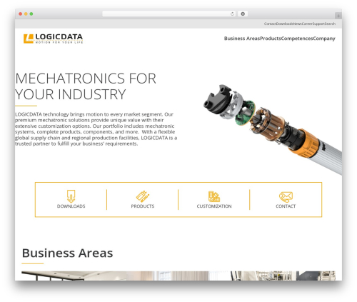 LOGICDATA theme WordPress - logicdata.net