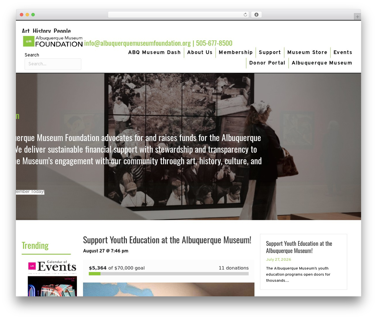 WordPress theme Beaver Builder Child Theme - albuquerquemuseumfoundation.org