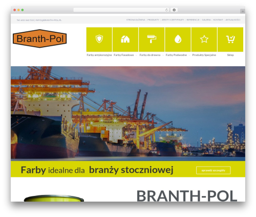 Crumina page slider WordPress plugin - branth-pol.pl