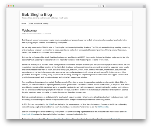 Catalyst newspaper WordPress theme - bobsinghablog.com