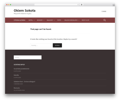 First theme WordPress - okiemsokola.pl First theme WordPress - okiemsokola.pl