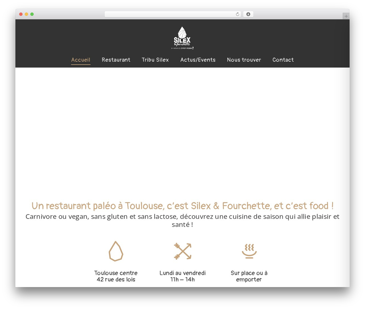 H-Code food WordPress theme - silexetfourchette.com H-Code food WordPress theme - silexetfourchette.com