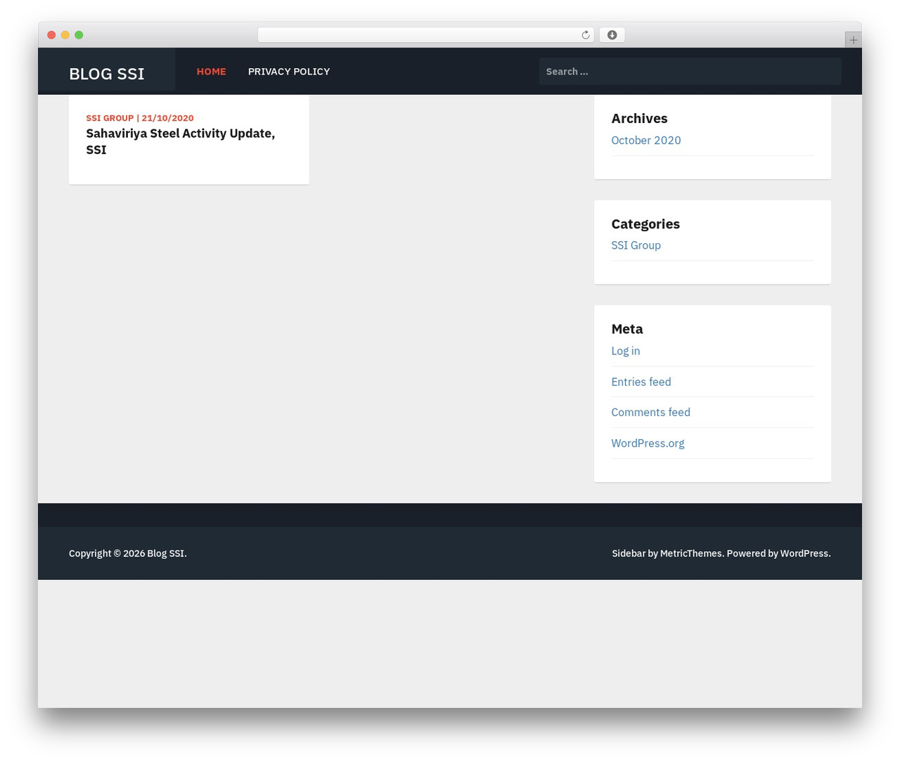 Sidebar WordPress theme - blogssi.com Sidebar WordPress theme - blogssi.com