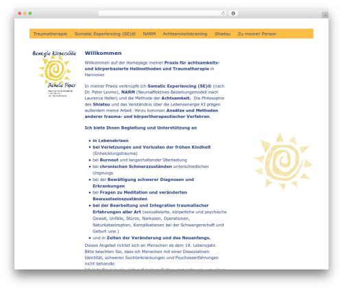 SimpleCMS Theme WordPress theme - bewegte-koerperstille.de