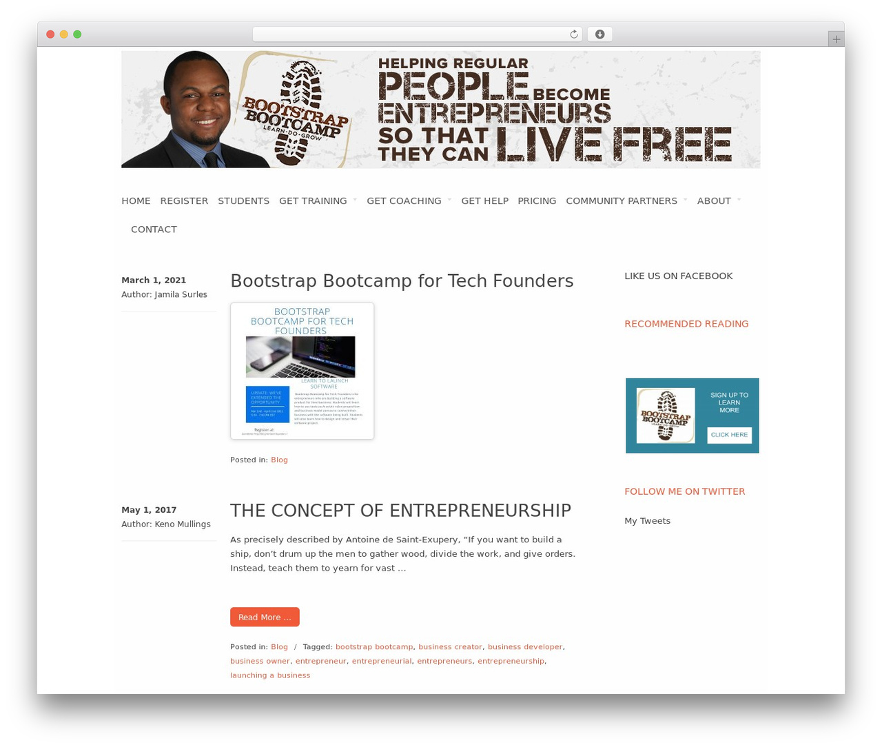 Surface theme WordPress - bootstrapbootcamp.com Surface theme WordPress - bootstrapbootcamp.com