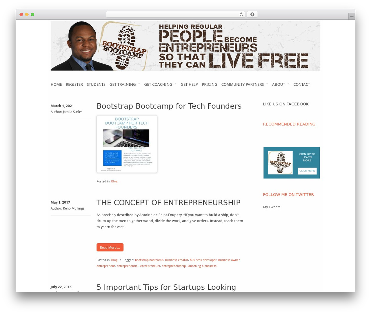 Surface WordPress theme - bootstrapbootcamps.com Surface WordPress theme - bootstrapbootcamps.com