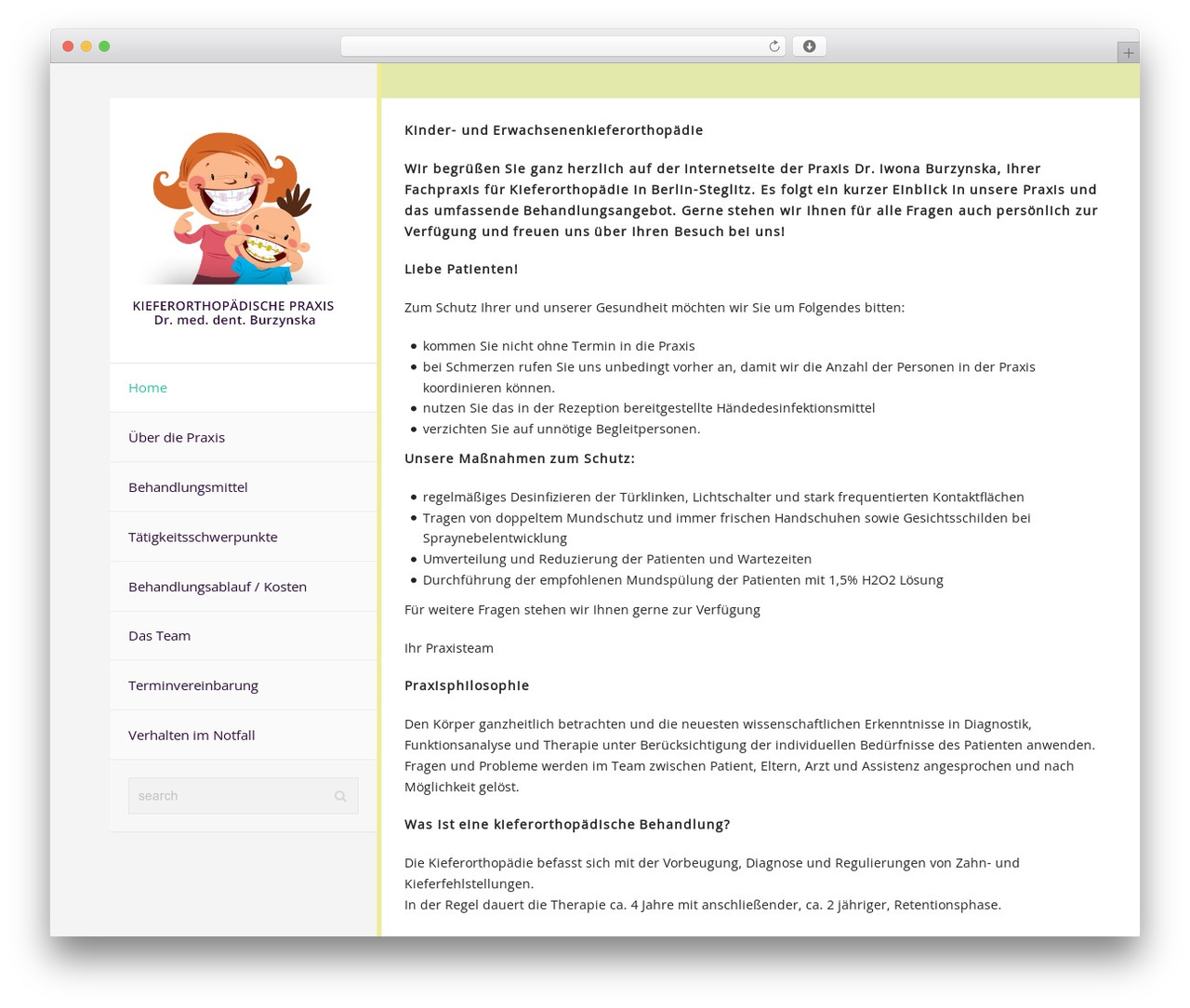 Theme WordPress RT-Theme 19 - burzynska.de